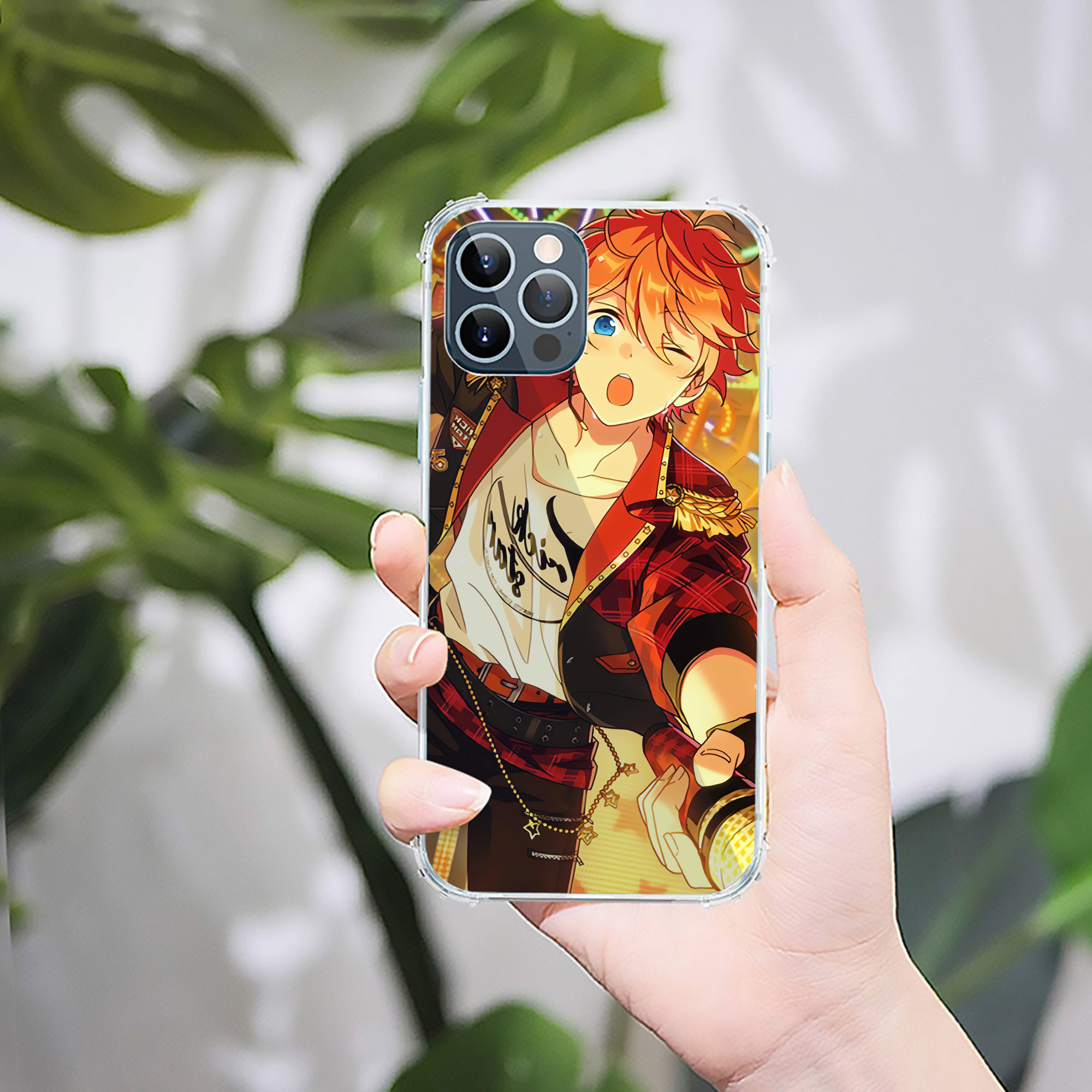 （画像用） あんさんぶるスターズ! Ensemble Stars 【iPhone 12シリーズ対応】透明スマホケース（クリアソフトケース）